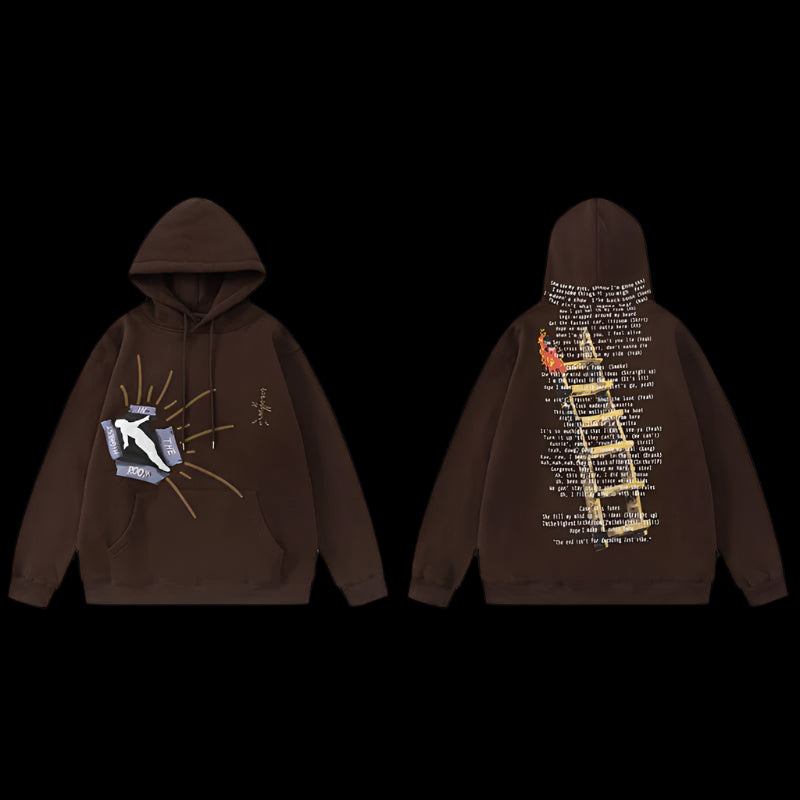 Cactus Jack Highest In The Room Brown Hoodie