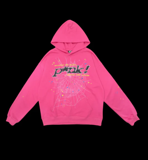 Sp5der Hoodie Pink