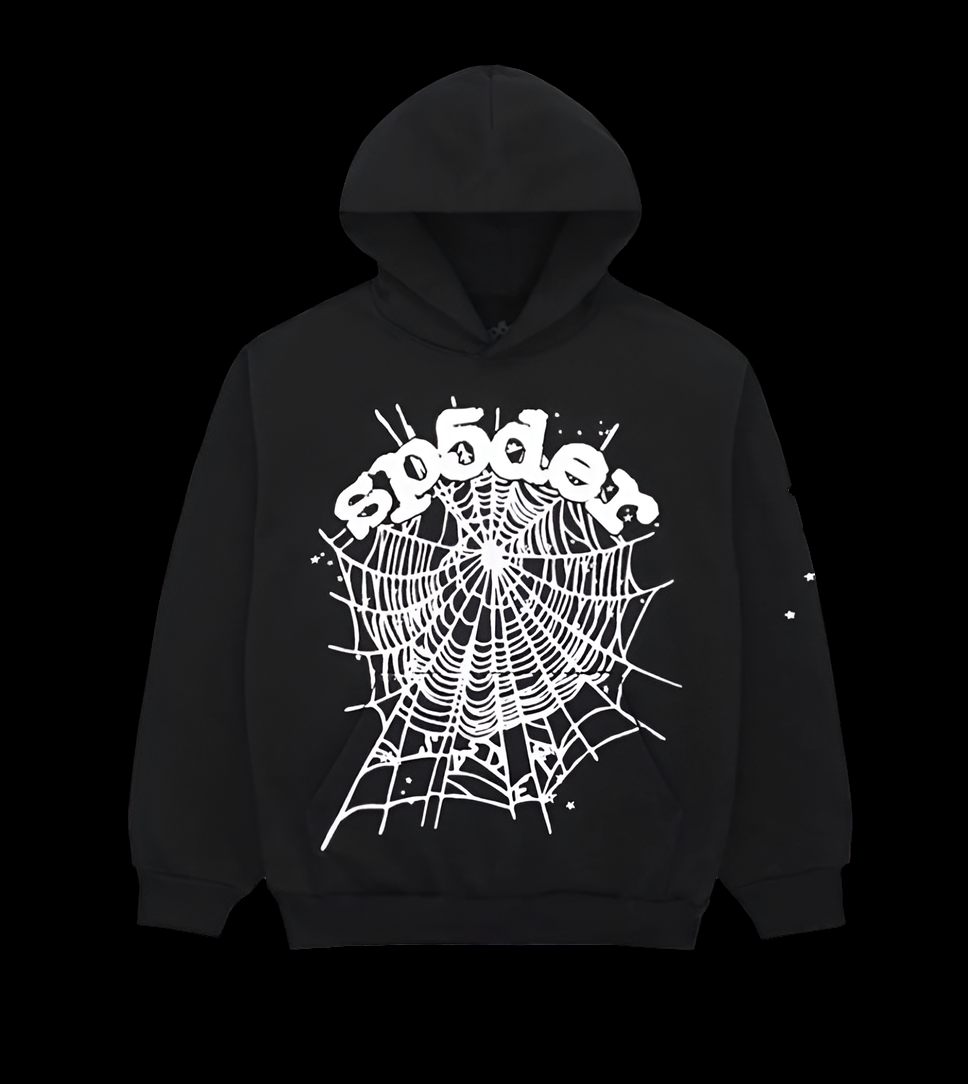 Sp5der Hoodie Black