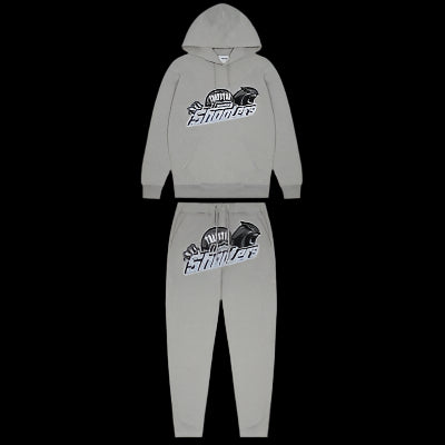 Trapstar Shooters Grey & Blue Tracksuit