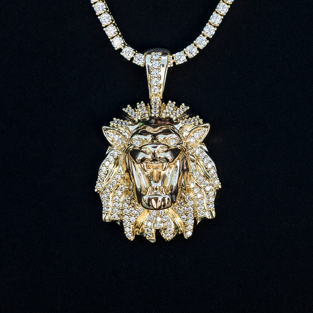 Iced Lion Pendant