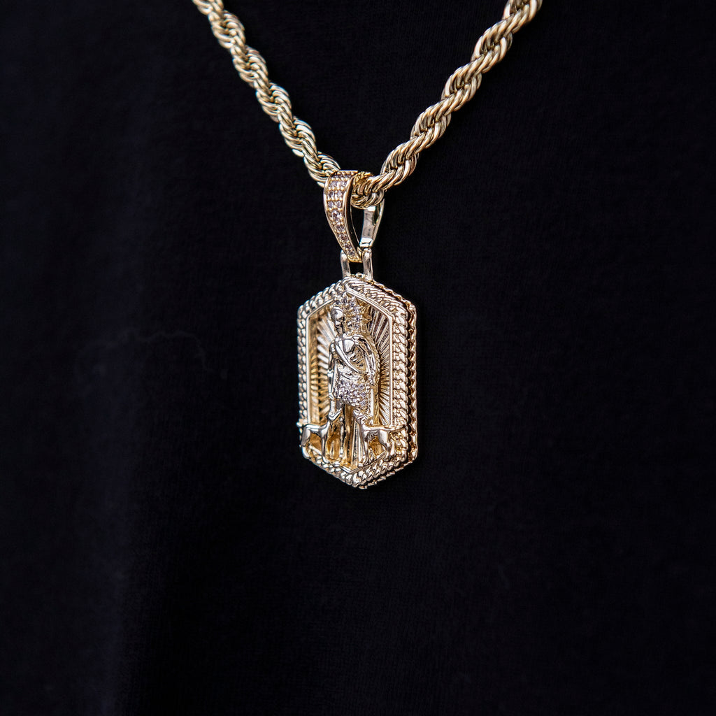 San Lazaro Pendant in Yellow Gold