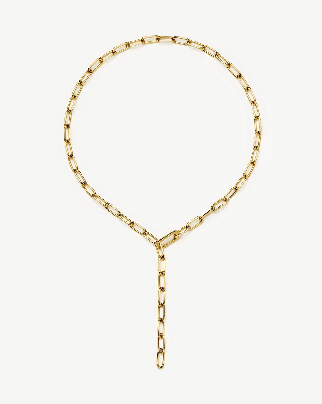 Classic Paperclip Chain Necklace | 18k Gold Plated