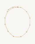 Solid Gold Bobble Chain Necklace