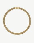 Heirloom Chain Choker Necklace | 18k Gold Plated