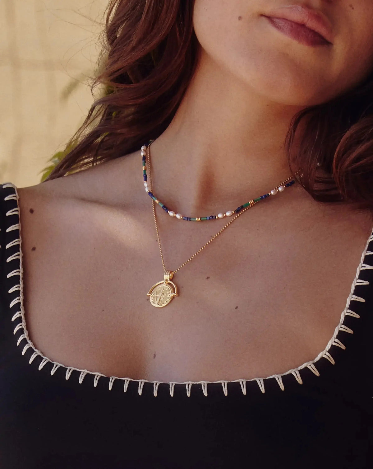 Just Add Color Necklace Set | 18k Gold Plated