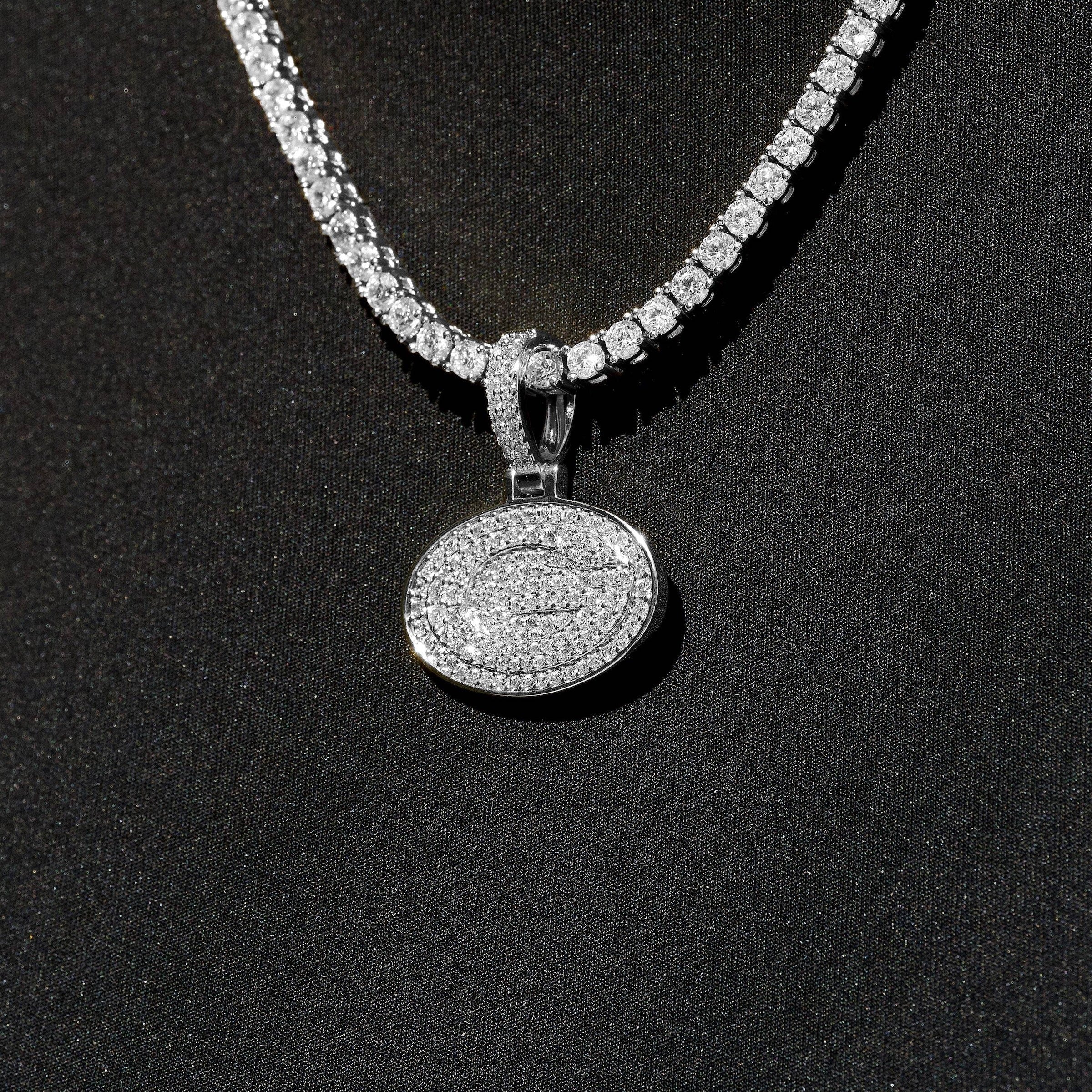 Green Bay Packers Official NFL Micro Logo Pendant in White Gold