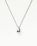 Savi Sculptural Droplet Pendant Necklace | Sterling Silver