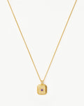 February Birthstone Pendant Necklace | 18k Gold Vermeil/Amethyst