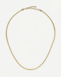Thin Snake Chain Necklace | 18k Gold Plated